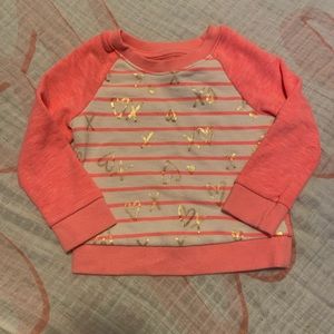 Cat and jack sweatshirt 12m